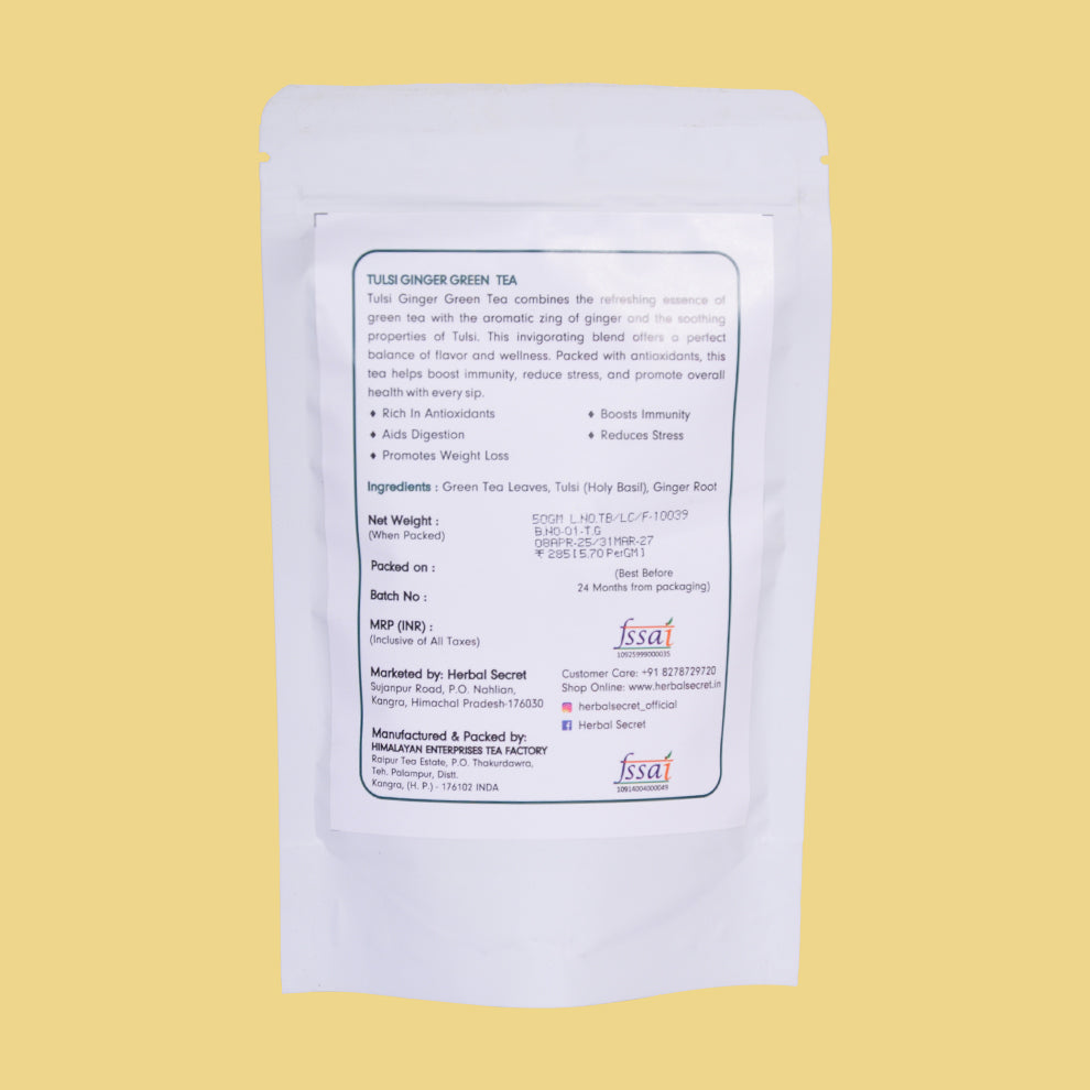 Tulsi Ginger Green Tea