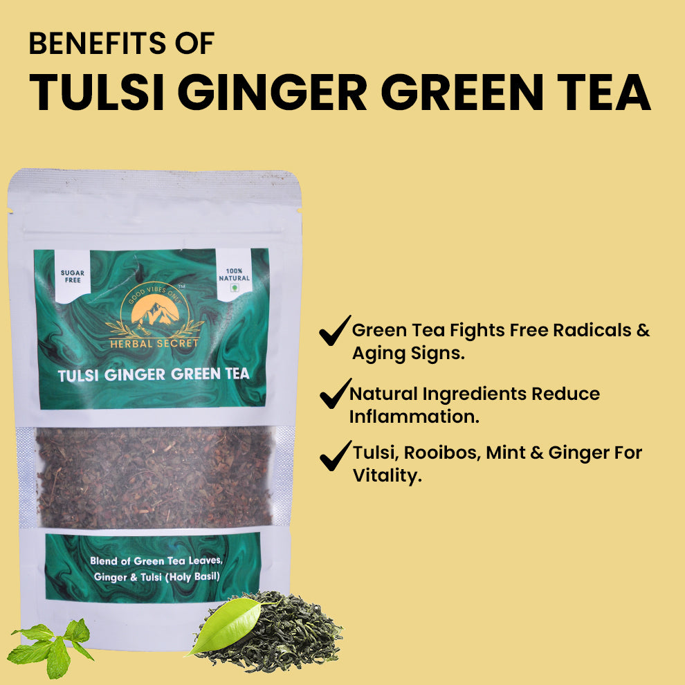Tulsi Ginger Green Tea