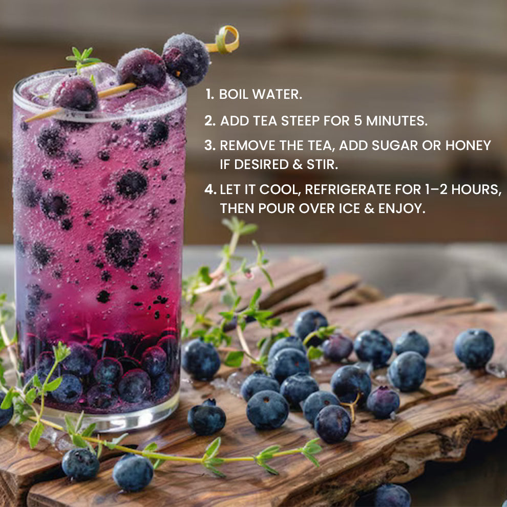 Blueberry Green Tea